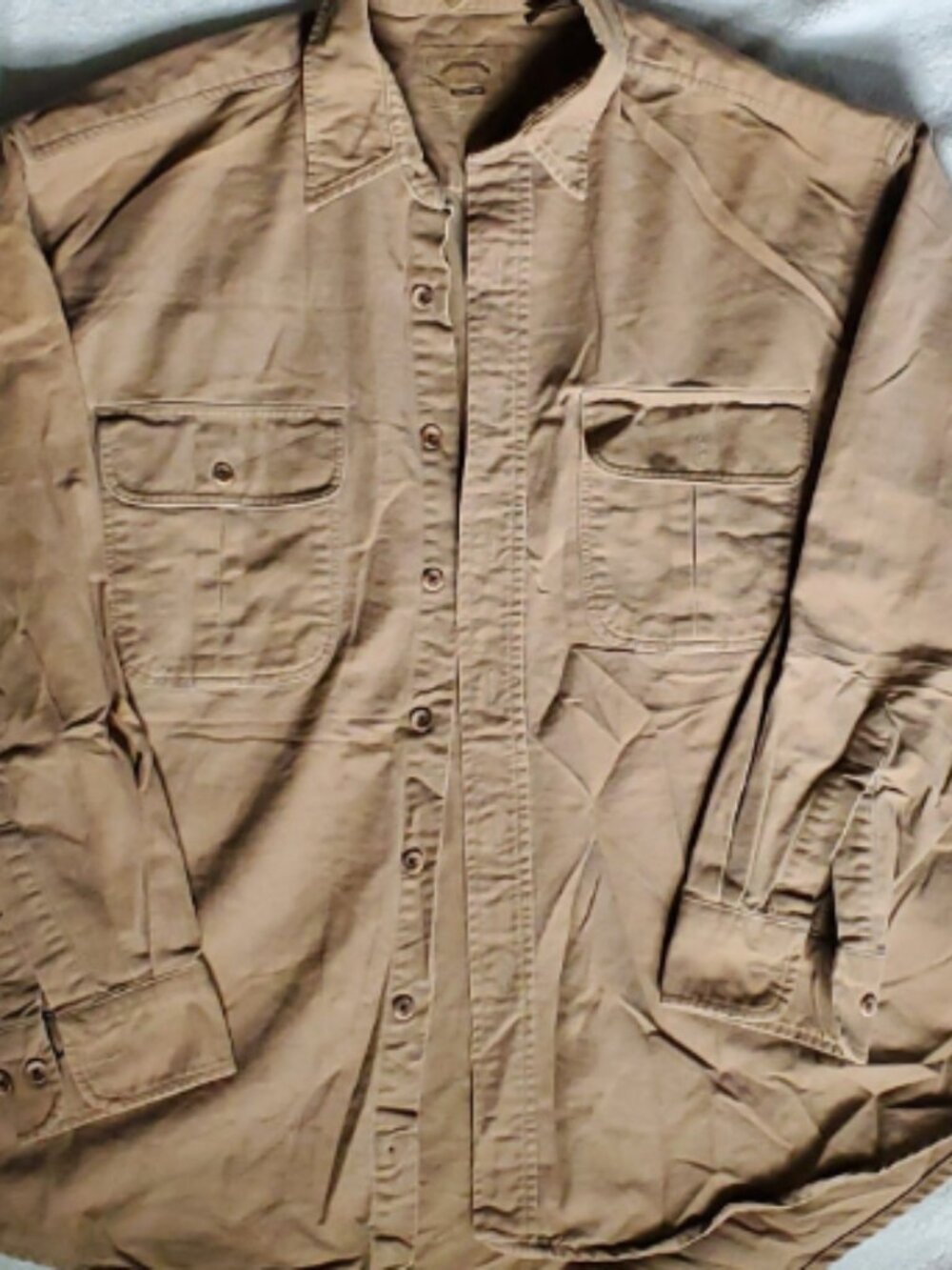 St. John's Bay Chamois Heavy Weight Button Up Vintage